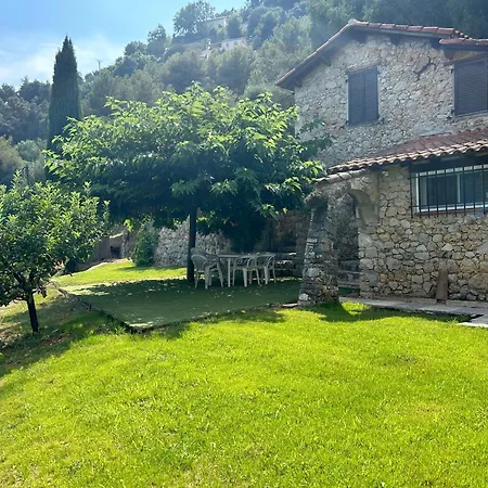 Maison En Pierre, 3 Chambres A 15 Mn Du Centre De Menton Et Des Plages Sainte-Agnes  Exterior photo